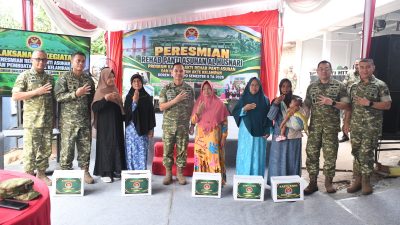 Rehab Panti Asuhan dan Pembuatan Akta Kelahiran, Wujud Pengabdian Korem 044/Gapo untuk Sesama