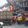 Pimpin Green Policing di Terminal Bolu, Kapolres Toraja Utara Beserta Jajaran Melakukan Kegiatan Kerja Bakti Peduli Lingkungan