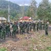Wadan Satgas TMMD Ke-130 Kodim 1808/Mansel Laksanakan Pengecekan Personel Guna Pastikan Kesiapan dan Kondisi Kesehatan Anggota