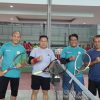 Kodam XIX/Tuanku Tambusai Gelar Pertandingan Tenis Persahabatan Bersama Bella Vista Tennis Club