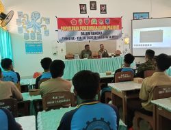 Satgas TMMD 130 Kodim 1416/Muna Sosialisasi Penerimaan Prajurit TNI Kepada Siswa-siswi SMAN 1 Kabangka