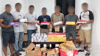 Denintel Kodaeral XIV Gagalkan Peredaran 14.800 Batang Rokok Ilegal di Sorong