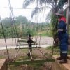 Dari Tali Seling hingga Besi Lantai, Jembatan Krueng Mbang Kini Capai 60 Persen
