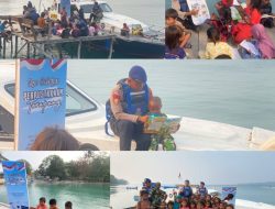 Perpustakaan Terapung Satpolairud Polresta Sorong Kota Hadirkan Semangat Belajar bagi Anak-Anak Pulau Raam