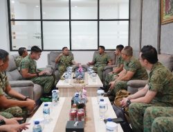 Pangdam XIX/Tuanku Tambusai Perkuat Kerja Sama Regional, Terima Delegasi Singapore Army di Pekanbaru