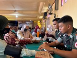 Kompi Medis Yonif TP 951/Pandeka Marapi Bersama Puskesmas Rambatan 1 Gelar Cek Kesehatan Gratis di Nagari Balimbing