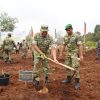 Sinergitas TNI, Polri, Pemprov Riau, dan Buruh dalam Gerakan Tanam Sejuta Pohon Menuju Indonesia Asri, Danrem 031/WB Dampingi Pangdam XIX/Tuanku Tambusai