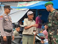 Yonif TP 951/Pandeka Marapi Bersama Polsek Rambatan Gelar Patroli Gabungan, Jaga Kamtibmas Tetap Kondusif