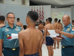 Komandan Kodaeral XIV Pimpin Sidang Pantukhirda Calon Bintara dan Tamtama PK TNI AL Gelombang III Tahun 2026