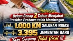 Pembangunan Infrastruktur Era Presiden Prabowo: Ribuan Jembatan dan Saluran Irigasi Berhasil Dibangun