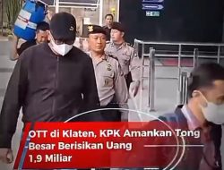 OTT di Klaten: KPK Amankan Uang Rp1,9 Miliar yang Disimpan dalam Tong Biru