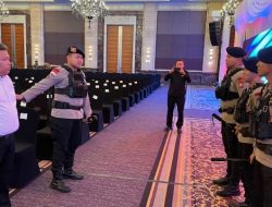 Jelang Konferensi Ekonomi Kreatif, Brimob Sterilisasi Area Hotel Kempinski