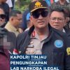 Kapolri Turun ke Pidie, Laboratorium Sabu 1,2 Ton Terbongkar, 11 Orang Ditangkap