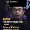 Polemik Komentar Saiful Mujani di Tengah Ketegasan Presiden Prabowo Amankan Kedaulatan Ekonomi