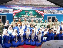 Wujud Nyata Kepedulian TNI, Danrem 031/WB Resmikan Karya Bakti Rehabilitasi Panti Asuhan Al-Fajar Rumbai