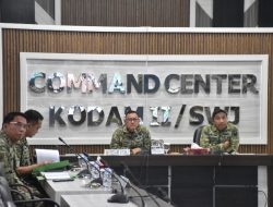 Irdam II/Swj Pimpin Rapat Tindak Lanjut Pembangunan Ulang Jembatan Garuda di Wilayah Kodam II/Swj
