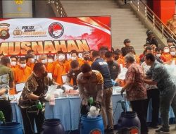 Kapolda Rony Samtana Tegaskan Perang Narkoba, 35 Kg Sabu Hasil Pengungkapan Dimusnahkan